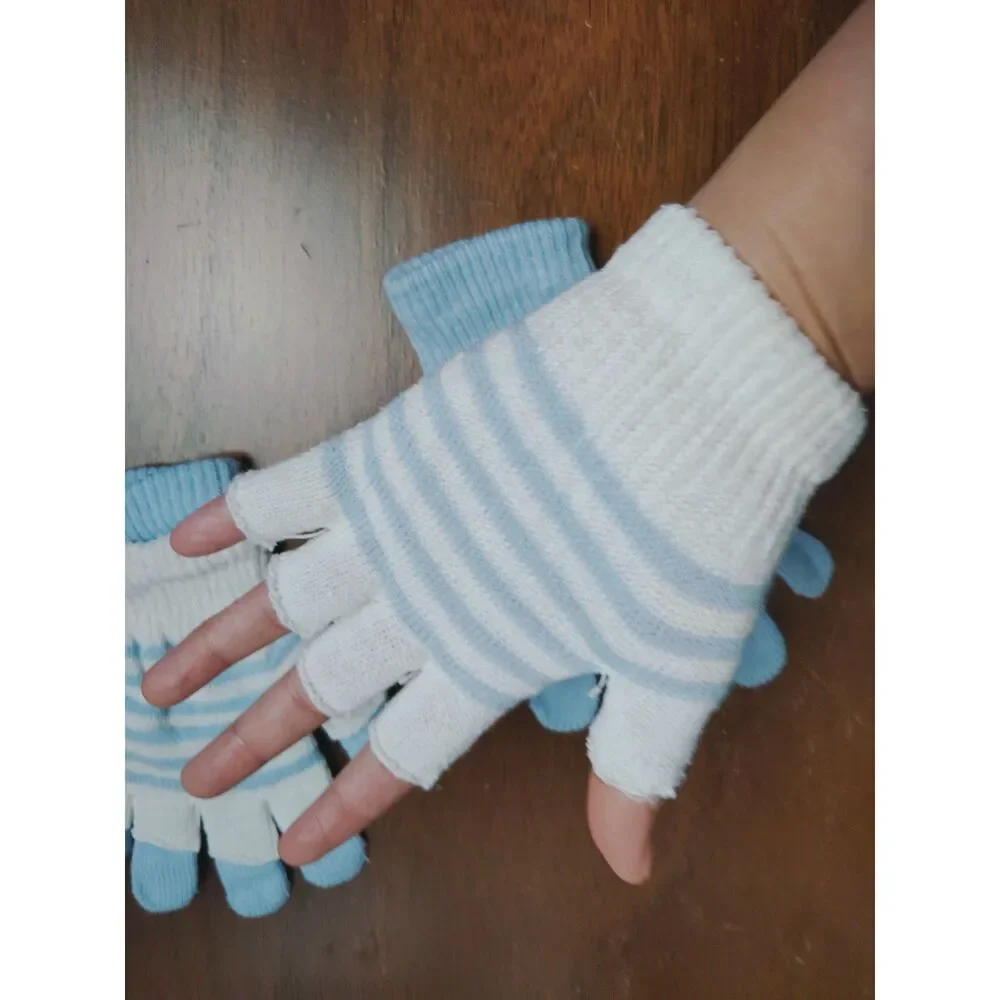 Womens Dual Hand Gloves  Detachable Fingerless NWOT